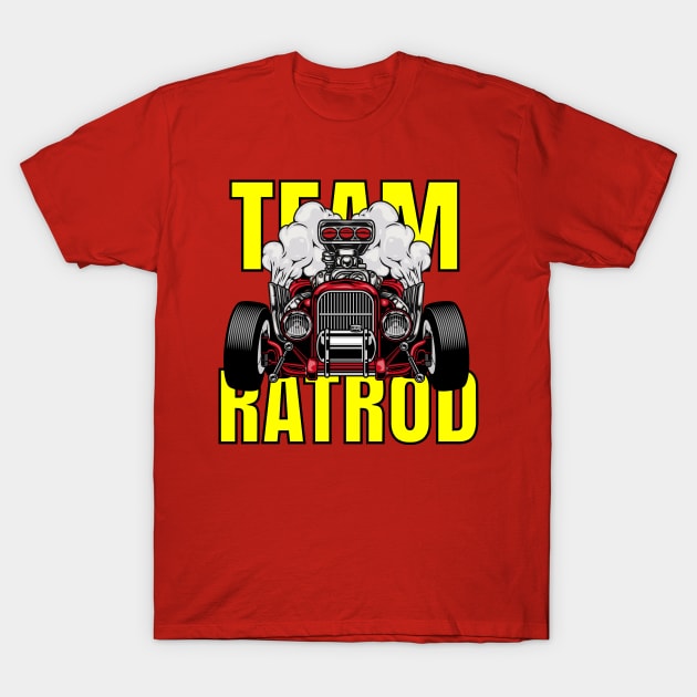 Team Rat Rod T-Shirt by ArtisticRaccoon